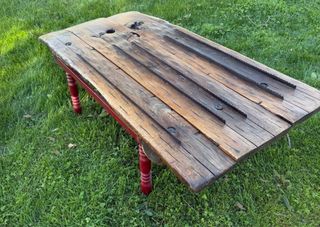 Mesa Trillo Madera con Cristal