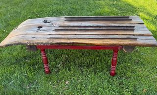 Mesa Trillo Madera con Cristal