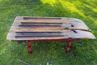 Mesa Trillo Madera con Cristal