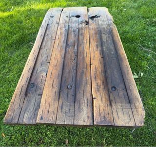 Mesa Trillo Madera con Cristal