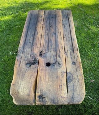 Mesa Trillo Madera con Cristal