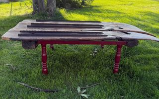 Mesa Trillo Madera con Cristal