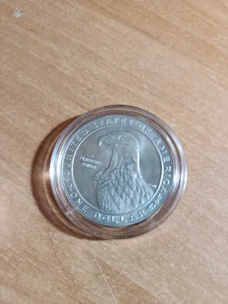 Moneda Plata 1 Dólar Olimpiadas Los Ángeles 1984
