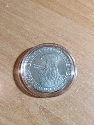 Moneda Plata 1 Dólar Olimpiadas Los Ángeles 1984