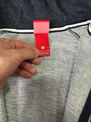 Sudadera Nike PSG Gris Talla S Cremallera