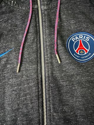 Sudadera Nike PSG Gris Talla S Cremallera