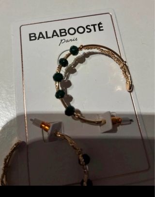 Pendientes aro tipo diadema balabooste paris nuevo