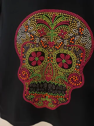 Camiseta Calavera AYGUEY Mujer Talla L