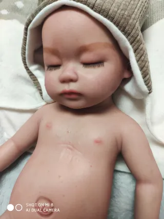 Muñeco Reborn Silicona Platino Realista