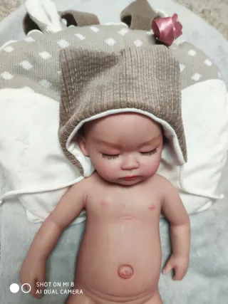 Muñeco Reborn Silicona Platino Realista