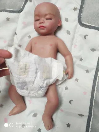 Muñeco Reborn Silicona Platino Realista