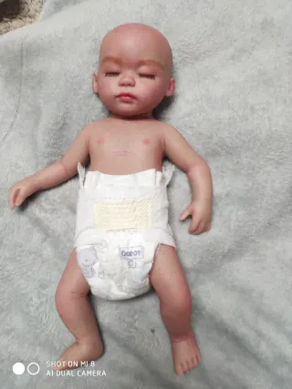 Muñeco Reborn Silicona Platino Realista