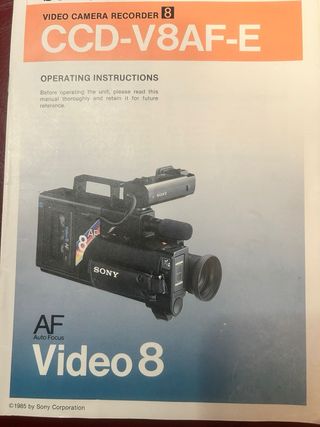 Videocámara Sony CCD-V8AF-E