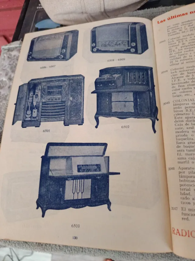 Catálogo Radio Saturno 1953-54