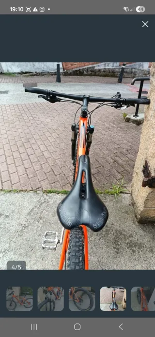 Bici Montaña Specialized Naranja