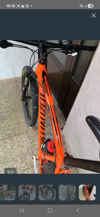 Bici Montaña Specialized Naranja