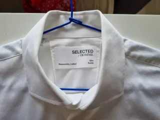 Camisa Selected Homme Blanca Talla 41/42