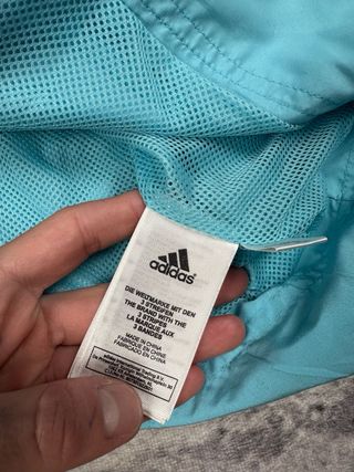 Cortavientos Adidas Mujer Azul Deportivo