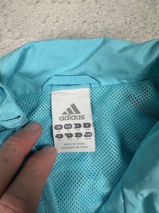 Cortavientos Adidas Mujer Azul Deportivo