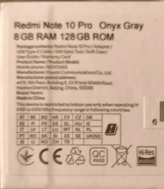 Redmi Note 10 Pro