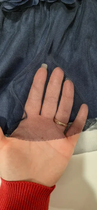 Vestito blu neonata 4 mesi