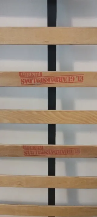 Somier 90x190 cm. 13 lamas de Haya. CON PATAS