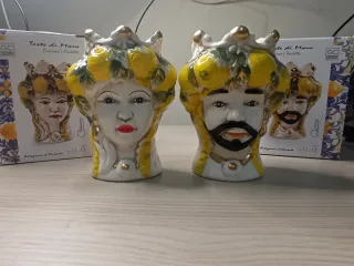 Teste di Moro 13 cm Ceramica