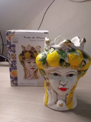 Teste di Moro 13 cm Ceramica