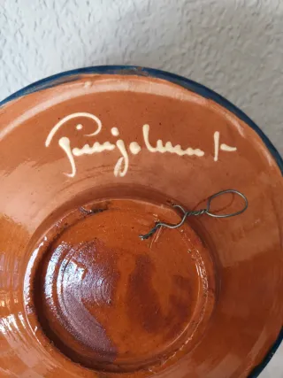 Plato decorativo Puigdemont vintage