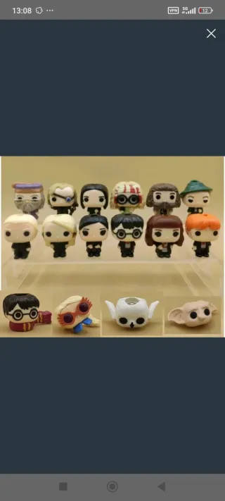 Figuras Kinder Joy Harry Potter 1ª Edición