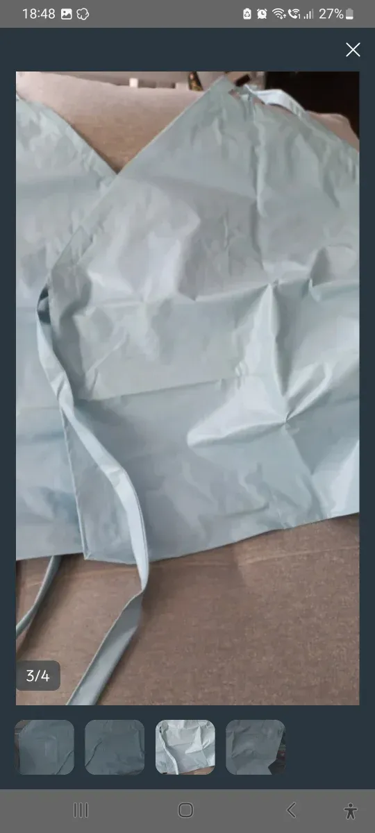 Lote 3 delantales plastificados