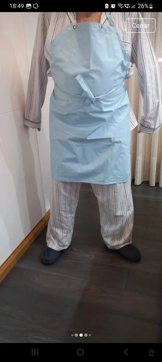 Lote 3 delantales plastificados