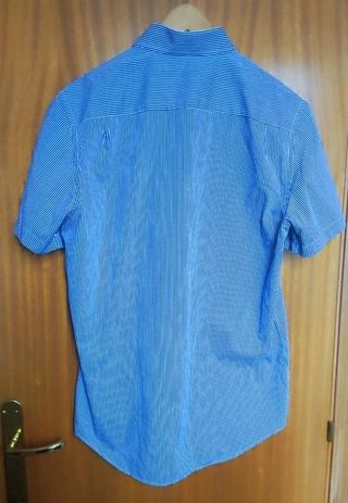 Camisa Hombre Rayas Angelo Litrico Talla M