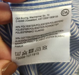 Camisa Hombre Rayas Angelo Litrico Talla M