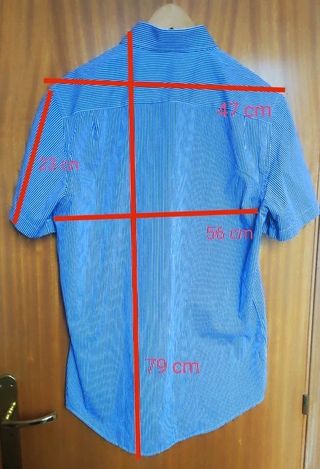 Camisa Hombre Rayas Angelo Litrico Talla M