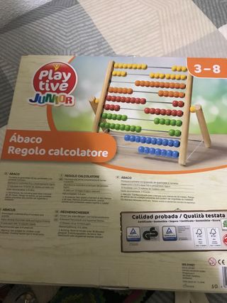 Ábaco de madera Playtive Junior nuevo
