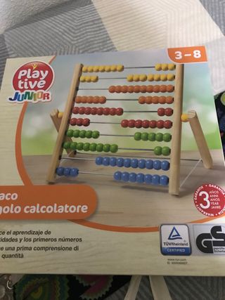 Ábaco de madera Playtive Junior nuevo