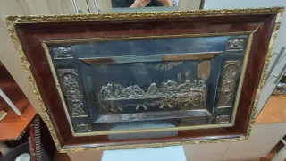 La Última Cena Cuadro de Metal Antiguo 640513971