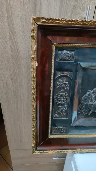 La Última Cena Cuadro de Metal Antiguo 640513971