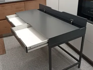 Escritorio modelo ALEX (Ikea) Gris Oscuro