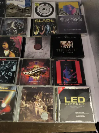 Lote 15 CDs Rock y Heavy Internacional 5€ unidad