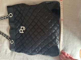 Bolso Purificación García Negro Acolchado