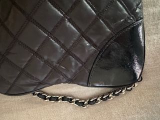 Bolso Purificación García Negro Acolchado