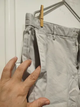 Pantalón corto beige