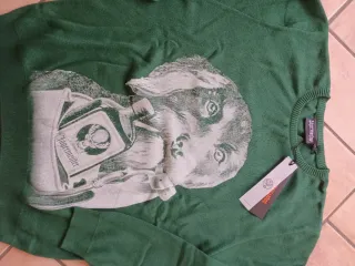 Maglione verde Jagermeister taglia L