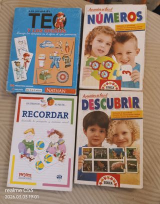 Lote 4 Juegos Educativos Infantiles