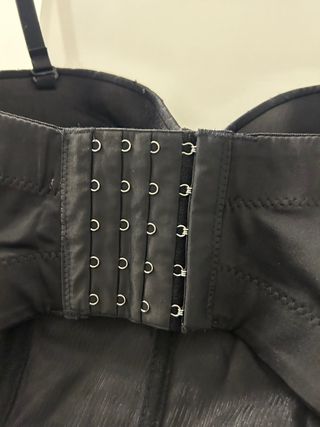 Top pedrería negro talla L