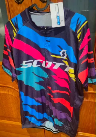 Maillot Scott Ciclismo Nuevo Talla 2XL.Camiseta