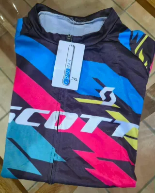Maillot Scott Ciclismo Nuevo Talla 2XL.Camiseta