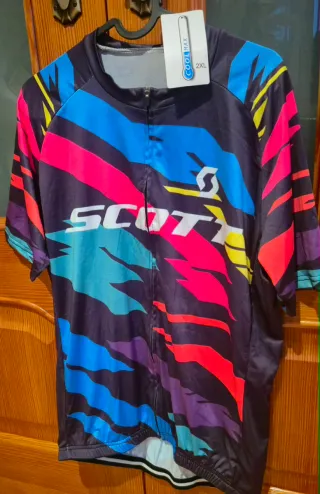 Maillot Scott Ciclismo Nuevo Talla 2XL.Camiseta